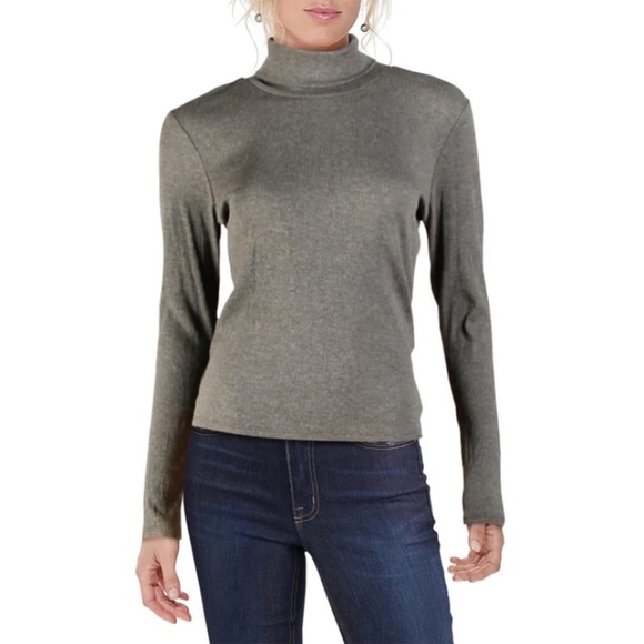 Joe’s Jeans Harriette Ribbed Knit Knot Back Turtleneck - Picture 2 of 8